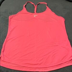 Nike Women's Bright Pink Racerback Tank Top